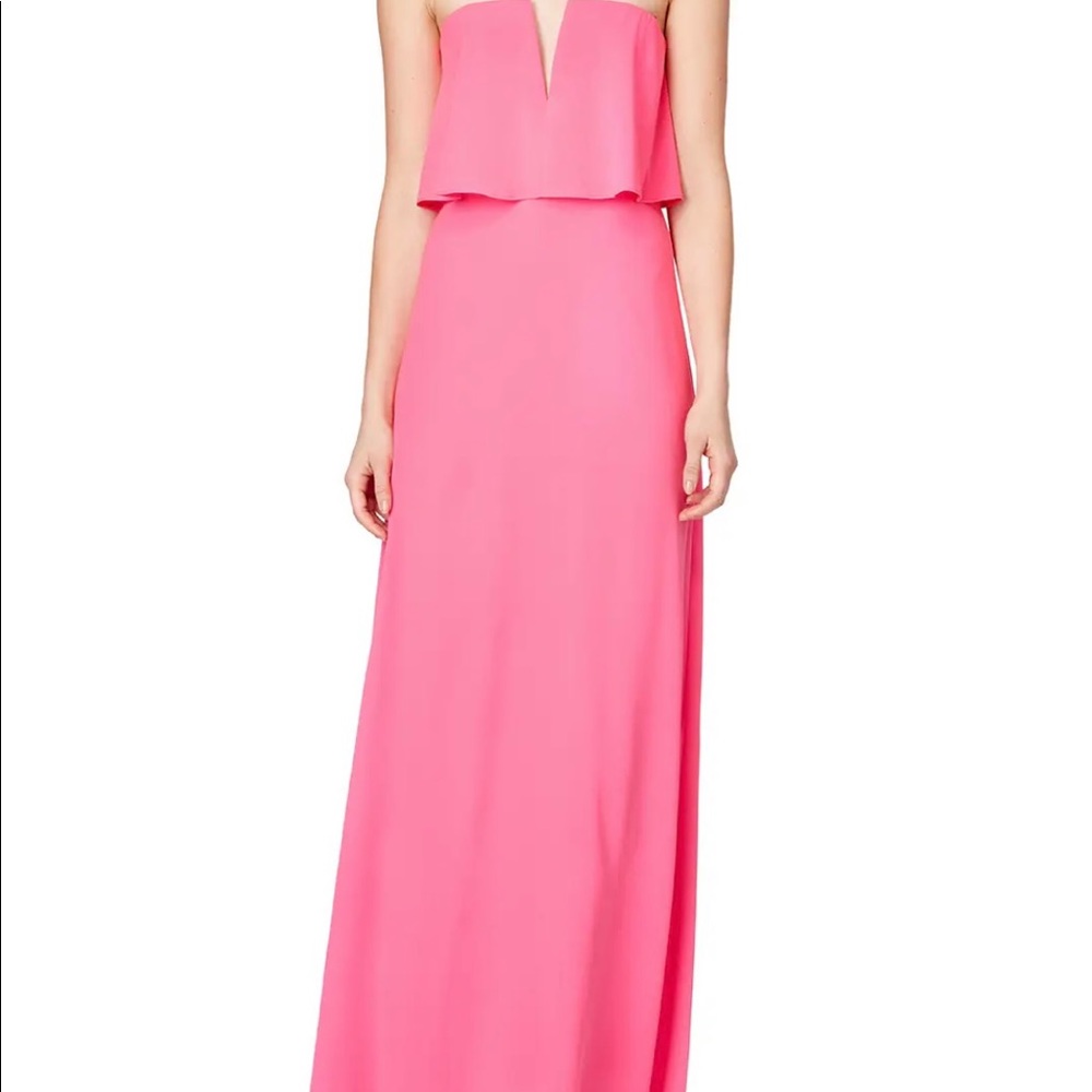 BCBGMAXAZRIA Pink Gown
